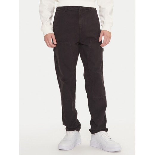 Hugo Spodnie materiałowe Gioro242D 50510597 Czarny Tapered Fit ze sklepu MODIVO w kategorii Spodnie męskie - zdjęcie 182620130