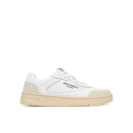 Just Cavalli Sneakersy 78QA3SM8 ZPA90 Biały ze sklepu MODIVO w kategorii Buty sportowe męskie - zdjęcie 182620141