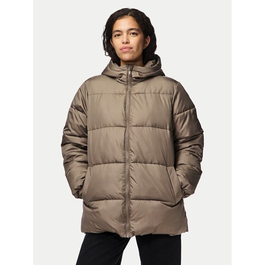 Pieces Kurtka zimowa Maddie 17150938 Beżowy Relaxed Fit ze sklepu MODIVO w kategorii Kurtki damskie - zdjęcie 182620253