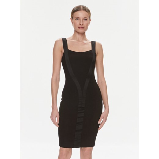 Marciano Guess Sukienka koktajlowa Karen 4RGK13 6869Z Czarny Bodycon Fit ze sklepu MODIVO w kategorii Sukienki - zdjęcie 182620280