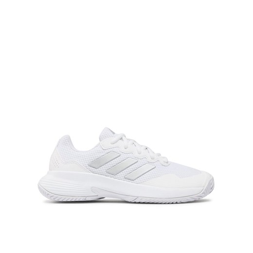 adidas Buty do tenisa Gamecourt 2.0 Tennis HQ8476 Biały ze sklepu MODIVO w kategorii Buty sportowe damskie - zdjęcie 182620311