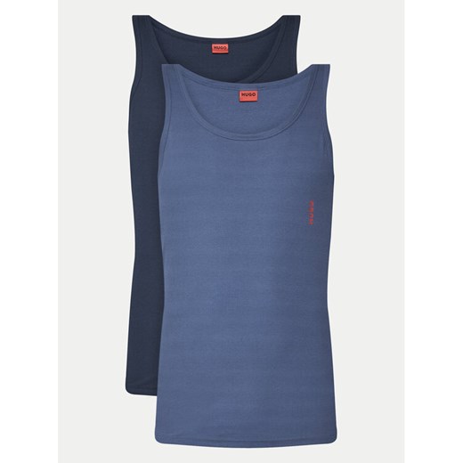 HUGO Komplet 2 tank topów 50532634 Kolorowy Slim Fit ze sklepu MODIVO w kategorii T-shirty męskie - zdjęcie 182620340
