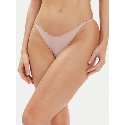 Calvin Klein Underwear Stringi 000QF7323E Różowy ze sklepu MODIVO w kategorii Majtki damskie - zdjęcie 182620493