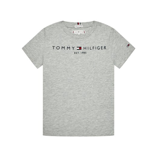 Tommy Hilfiger T-Shirt Essential KS0KS00210 Szary Regular Fit ze sklepu MODIVO w kategorii T-shirty chłopięce - zdjęcie 182620550