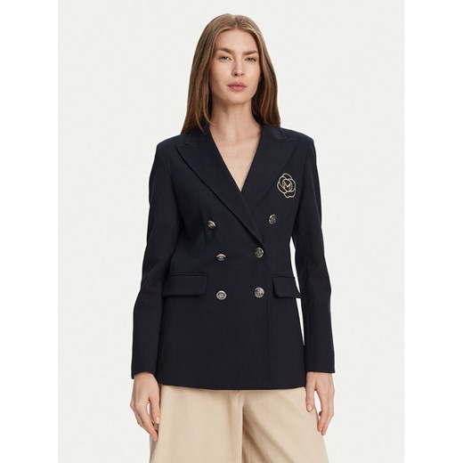 Marella Marynarka Baiocco 2513911024 Granatowy Slim Fit ze sklepu MODIVO w kategorii Marynarki damskie - zdjęcie 182620562