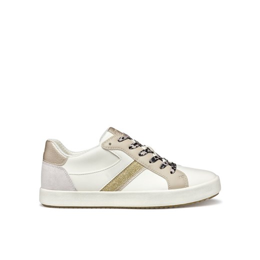 Geox Sneakersy D Blomiee D456HC 05422 C1R5A Biały ze sklepu MODIVO w kategorii Buty sportowe damskie - zdjęcie 182620571