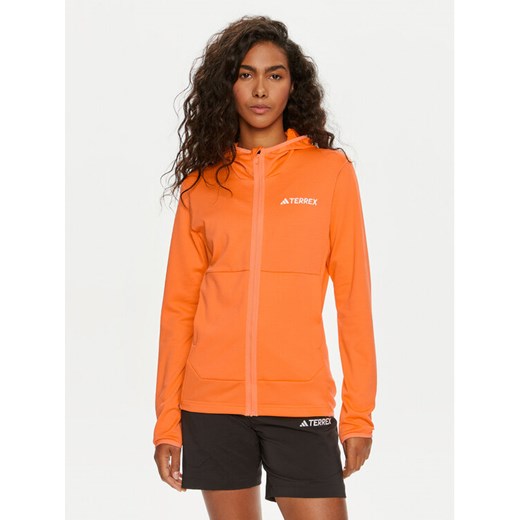 adidas Bluza techniczna Terrex Xperior Light IQ3729 Pomarańczowy Slim Fit ze sklepu MODIVO w kategorii Bluzy damskie - zdjęcie 182620574