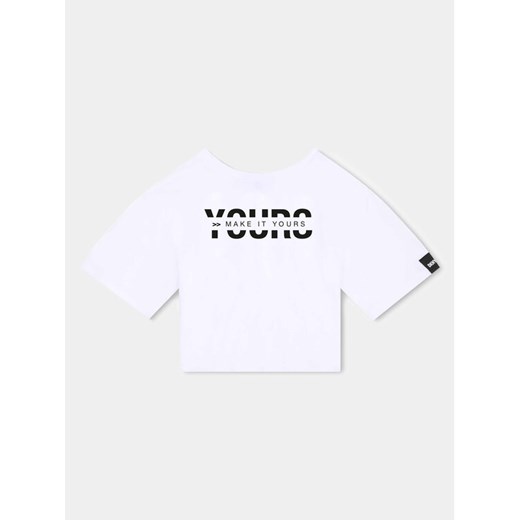 DKNY T-Shirt D35T18 D Biały Regular Fit ze sklepu MODIVO w kategorii T-shirty chłopięce - zdjęcie 182620622