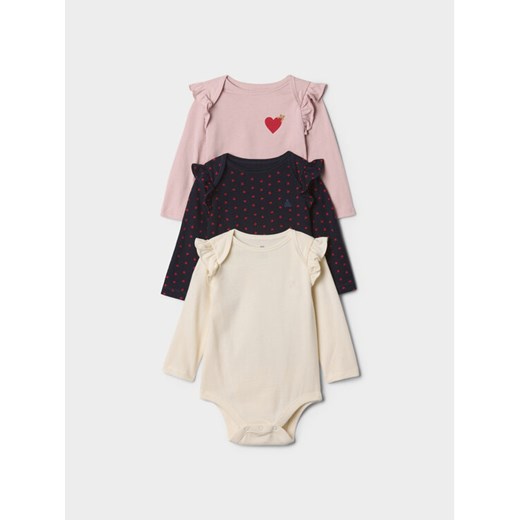 Gap Komplet 3 par body 601102-01 Kolorowy Regular Fit ze sklepu MODIVO w kategorii Body niemowlęce - zdjęcie 182620642