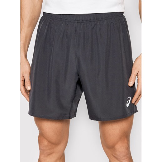 Asics Szorty sportowe Core 7in 2011C337 Szary Regular Fit ze sklepu MODIVO w kategorii Spodenki męskie - zdjęcie 182620712