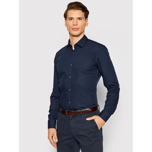 Hugo Koszula C-Jenno 50289499 Granatowy Slim Fit ze sklepu MODIVO w kategorii Koszule męskie - zdjęcie 182620750