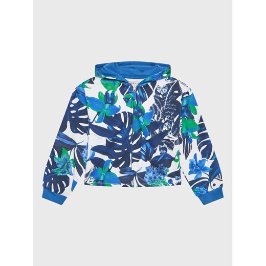Guess Bluza J3GQ04 KA6R3 Niebieski Regular Fit ze sklepu MODIVO w kategorii Bluzy dziewczęce - zdjęcie 182620852