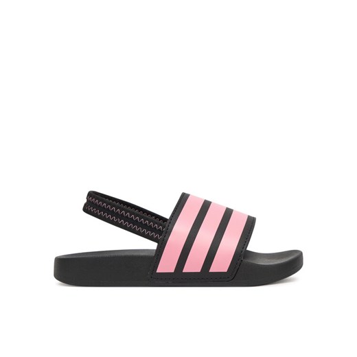 adidas Sandały adilette Estrap JR5330 Czarny ze sklepu MODIVO w kategorii Sandały dziecięce - zdjęcie 182620894