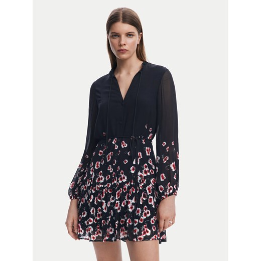 Desigual Sukienka koszulowa 25SWVW31 Czarny Regular Fit ze sklepu MODIVO w kategorii Sukienki - zdjęcie 182620931