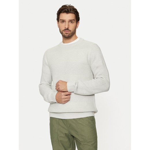 Jack&Jones Sweter Hugo 12258607 Szary Regular Fit ze sklepu MODIVO w kategorii Swetry męskie - zdjęcie 182620952