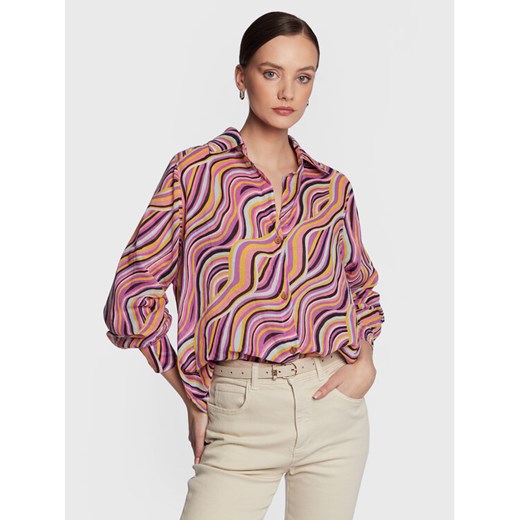 Billabong Koszula Swell EBJWT00102 Fioletowy Oversize ze sklepu MODIVO w kategorii Koszule damskie - zdjęcie 182620961
