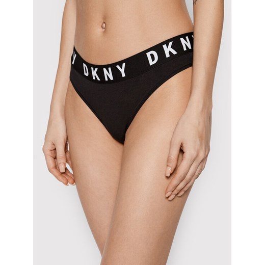 DKNY Stringi DK4529 Czarny ze sklepu MODIVO w kategorii Majtki damskie - zdjęcie 182621054