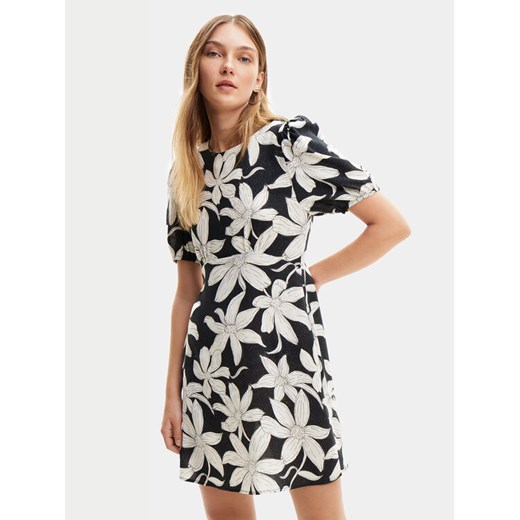 Desigual Sukienka letnia Nashville 24SWVW36 Czarny Straight Fit Desigual L MODIVO