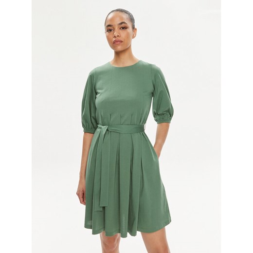 Weekend Max Mara Sukienka codzienna Jumbo 2415621072 Zielony Regular Fit ze sklepu MODIVO w kategorii Sukienki - zdjęcie 182621154
