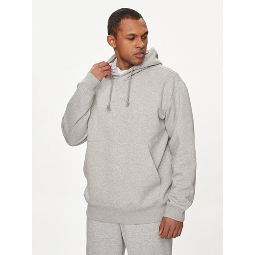 adidas Bluza ALL SZN IX3958 Szary Loose Fit ze sklepu MODIVO w kategorii Bluzy męskie - zdjęcie 182621200