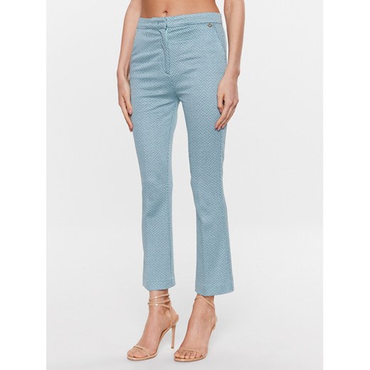 Liu Jo Spodnie materiałowe CA3409 J1919 Niebieski Regular Fit ze sklepu MODIVO w kategorii Spodnie damskie - zdjęcie 182621304