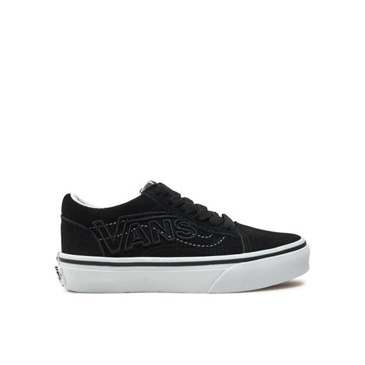 Vans Tenisówki Old Skool Embroidered Logo VN000CYVBLK1 Czarny ze sklepu MODIVO w kategorii Trampki dziecięce - zdjęcie 182621374