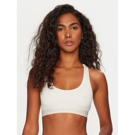 Tommy Hilfiger Biustonosz top UW0UW05498 Écru ze sklepu MODIVO w kategorii Biustonosze - zdjęcie 182621394