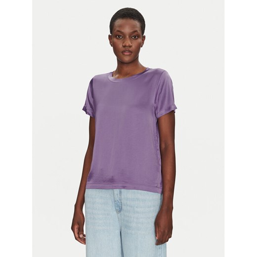 ViCOLO Bluzka TD0007 Fioletowy Relaxed Fit ze sklepu MODIVO w kategorii Bluzki damskie - zdjęcie 182621490