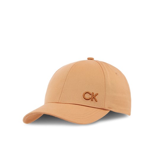 Calvin Klein Czapka z daszkiem K60K612000 Beżowy ze sklepu MODIVO w kategorii Czapki z daszkiem damskie - zdjęcie 182621501