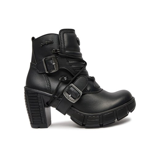 NEW ROCK Botki M-TRCASCO004-V2 Czarny ze sklepu MODIVO w kategorii Botki - zdjęcie 182621561