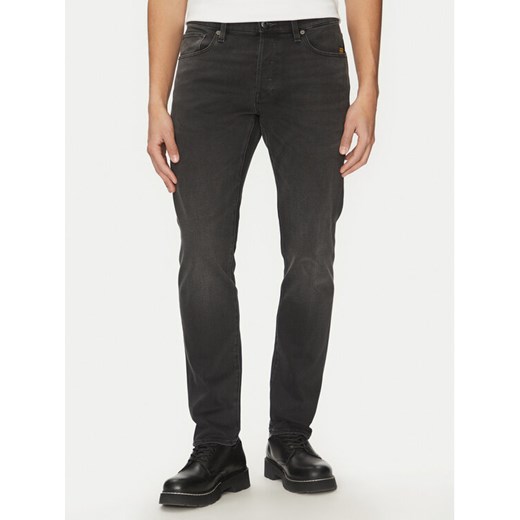 G-Star Raw Jeansy 3301 51001-B479 A800 Szary Slim Fit ze sklepu MODIVO w kategorii Jeansy męskie - zdjęcie 182621563