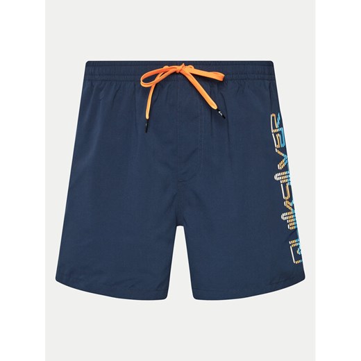 Quiksilver Szorty kąpielowe Behind Waves EQYJV04061 Granatowy Regular Fit ze sklepu MODIVO w kategorii Kąpielówki - zdjęcie 182621574
