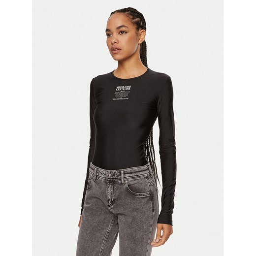 Versace Jeans Couture Body 77HAM221 J0148 Czarny Slim Fit ze sklepu MODIVO w kategorii Bluzki damskie - zdjęcie 182621580