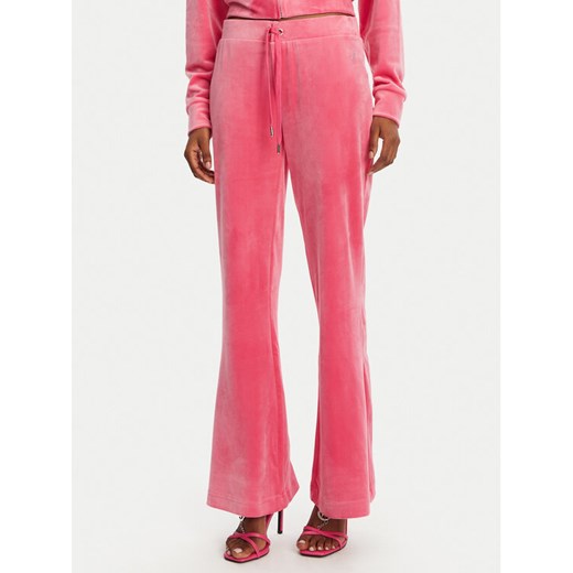 Juicy Couture Spodnie dresowe Christine JCWBJ125304 Różowy Flared Leg ze sklepu MODIVO w kategorii Spodnie damskie - zdjęcie 182621591