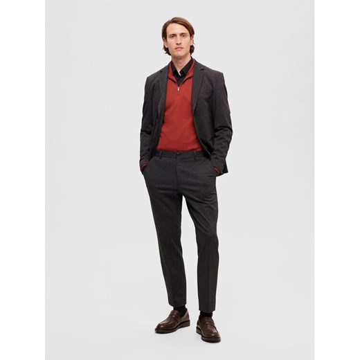 Selected Homme Sweter 16074687 Pomarańczowy Regular Fit ze sklepu MODIVO w kategorii Swetry męskie - zdjęcie 182621592