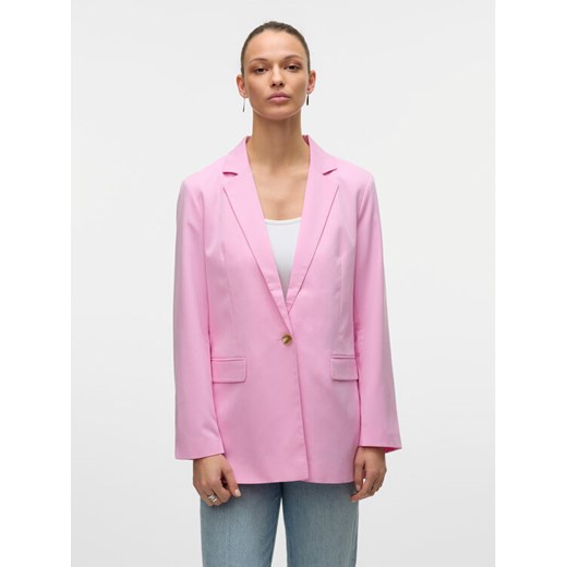 Vero Moda Marynarka Nila 10320915 Różowy Slim Fit ze sklepu MODIVO w kategorii Marynarki damskie - zdjęcie 182621604