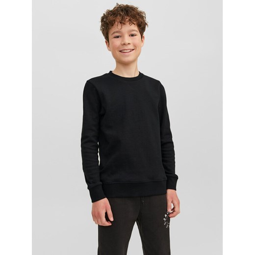 Jack&Jones Junior Bluza 12182520 Czarny Regular Fit ze sklepu MODIVO w kategorii Bluzy chłopięce - zdjęcie 182621733