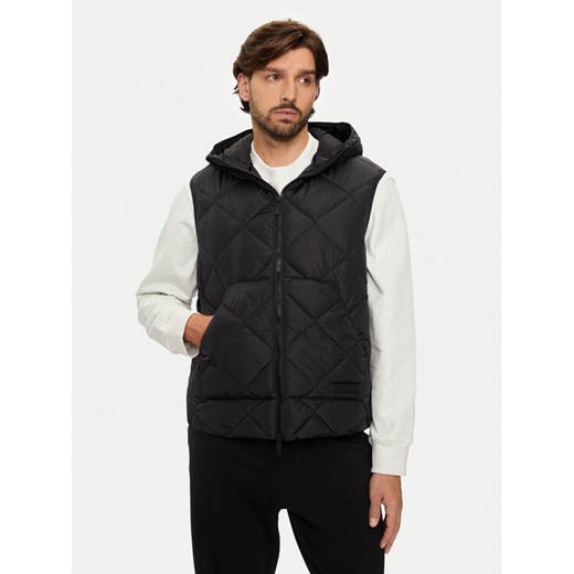Armani Exchange Kamizelka 6DZQ01 ZN4XZ 1200 Czarny Regular Fit ze sklepu MODIVO w kategorii Kamizelki męskie - zdjęcie 182621744