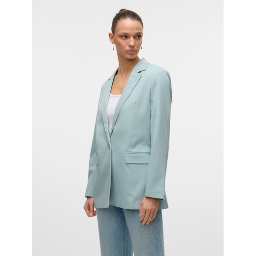 Vero Moda Marynarka Nila 10320915 Zielony Slim Fit ze sklepu MODIVO w kategorii Marynarki damskie - zdjęcie 182621760