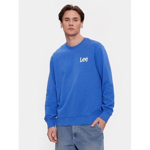 Lee Bluza Wobbly L81MFWA13 112330665 Niebieski Regular Fit ze sklepu MODIVO w kategorii Bluzy męskie - zdjęcie 182621762