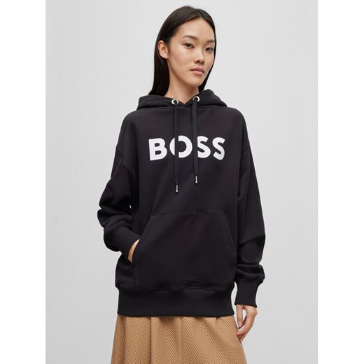 Boss Bluza 50490635 Czarny Regular Fit ze sklepu MODIVO w kategorii Bluzy damskie - zdjęcie 182621771