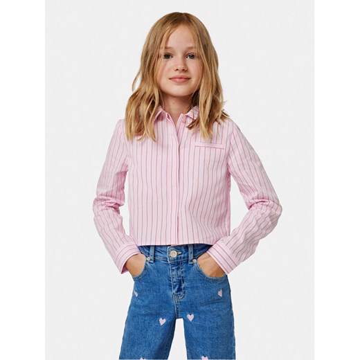 Kids ONLY Koszula Holly 15317151 Różowy Cropped Fit ze sklepu MODIVO w kategorii Koszule dziewczęce - zdjęcie 182621813