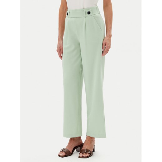 JDY Spodnie materiałowe Geggo 15208430 Zielony Wide Leg ze sklepu MODIVO w kategorii Spodnie damskie - zdjęcie 182621833