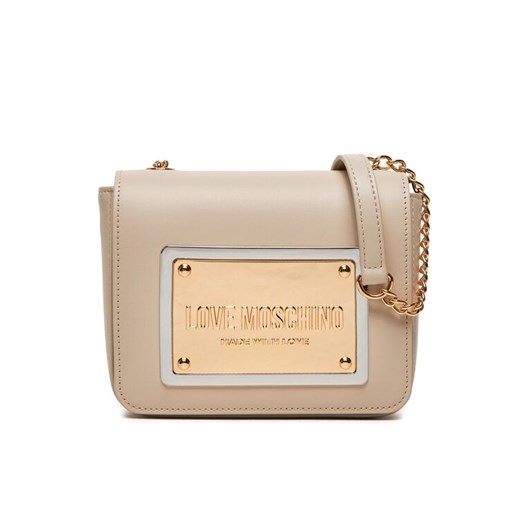 LOVE MOSCHINO Torebka JC4357PP0IK1211A Beżowy ze sklepu MODIVO w kategorii Listonoszki - zdjęcie 182621914