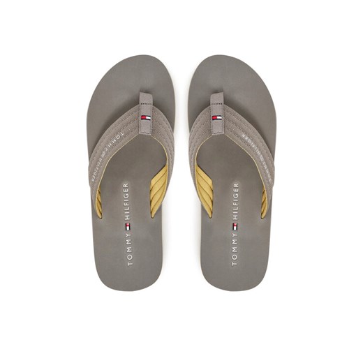 Tommy Hilfiger Japonki Hilfiger Nyc Beach Sandal FM0FM05437 Szary ze sklepu MODIVO w kategorii Klapki męskie - zdjęcie 182622030
