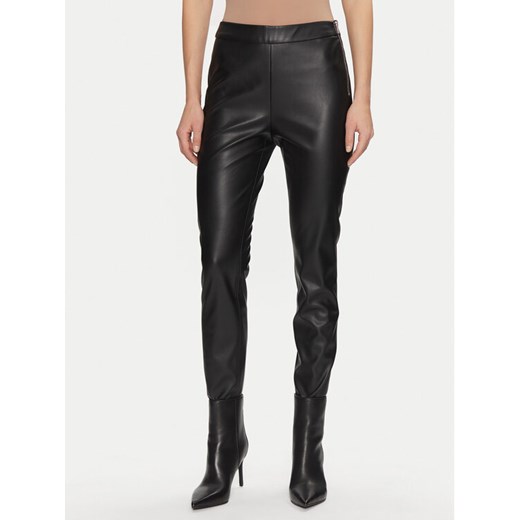 BOSS Legginsy C_Taslimah 50503271 Czarny Skinny Fit ze sklepu MODIVO w kategorii Spodnie damskie - zdjęcie 182622044