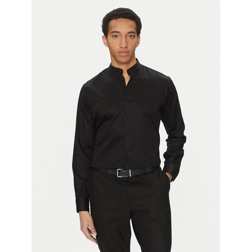 KARL LAGERFELD Koszula 605035 552602 Czarny Regular Fit ze sklepu MODIVO w kategorii Koszule męskie - zdjęcie 182622050