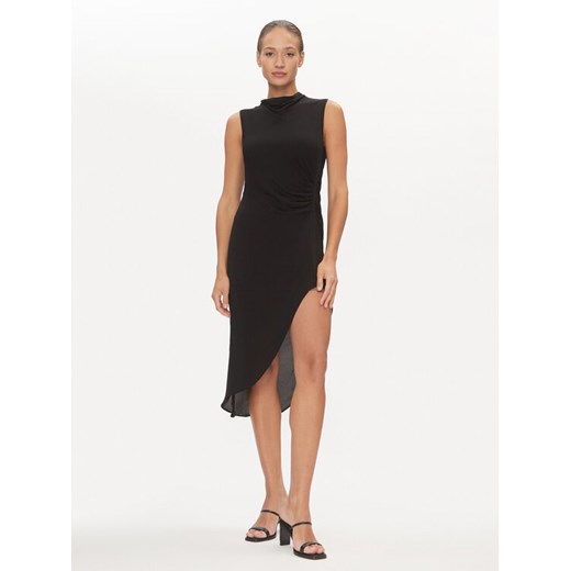 DKNY Sukienka letnia D2A4B3AR Czarny Regular Fit ze sklepu MODIVO w kategorii Sukienki - zdjęcie 182622054
