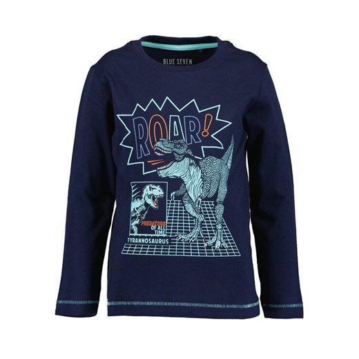 Blue Seven Bluzka 850716 X Granatowy Regular Fit ze sklepu MODIVO w kategorii T-shirty chłopięce - zdjęcie 182622123