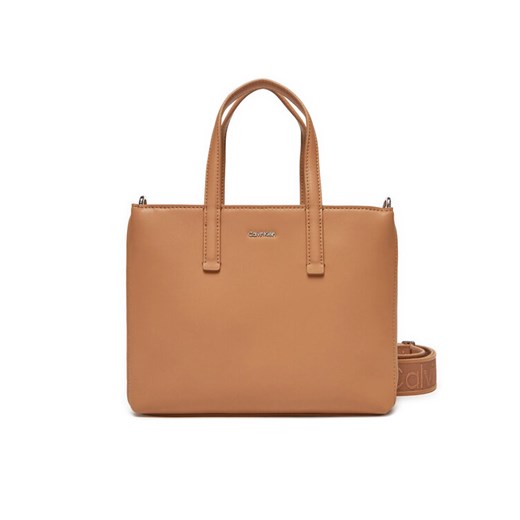 Calvin Klein Torebka K60K612904 Brązowy ze sklepu MODIVO w kategorii Torebki damskie - zdjęcie 182622132